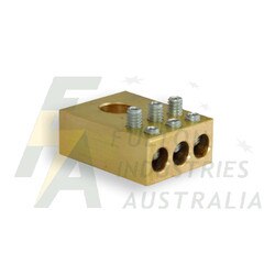 Brass mains consumer block